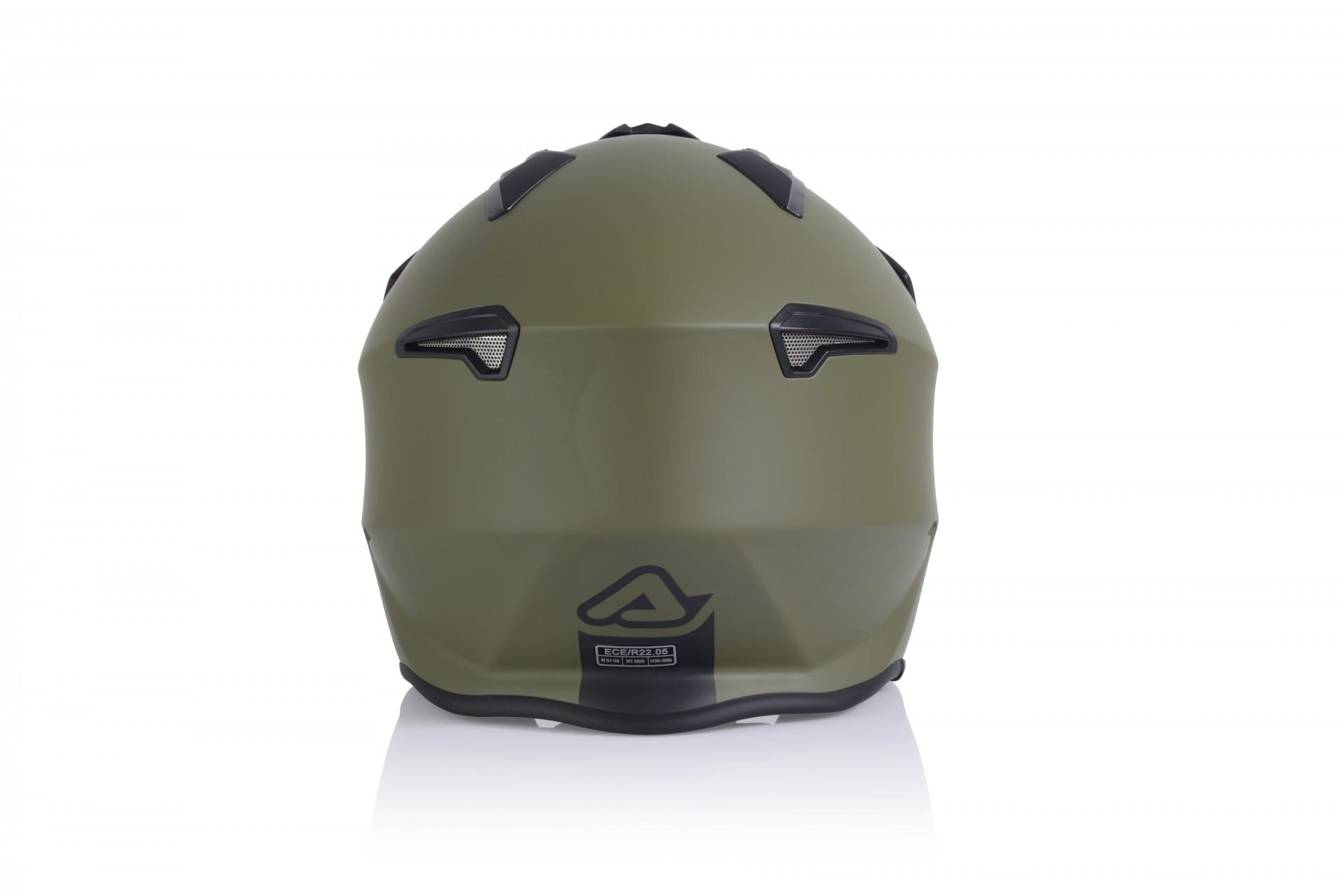 Casco Jet Acerbis JET ARIA mimetico verde militare - 79456 | 10HP