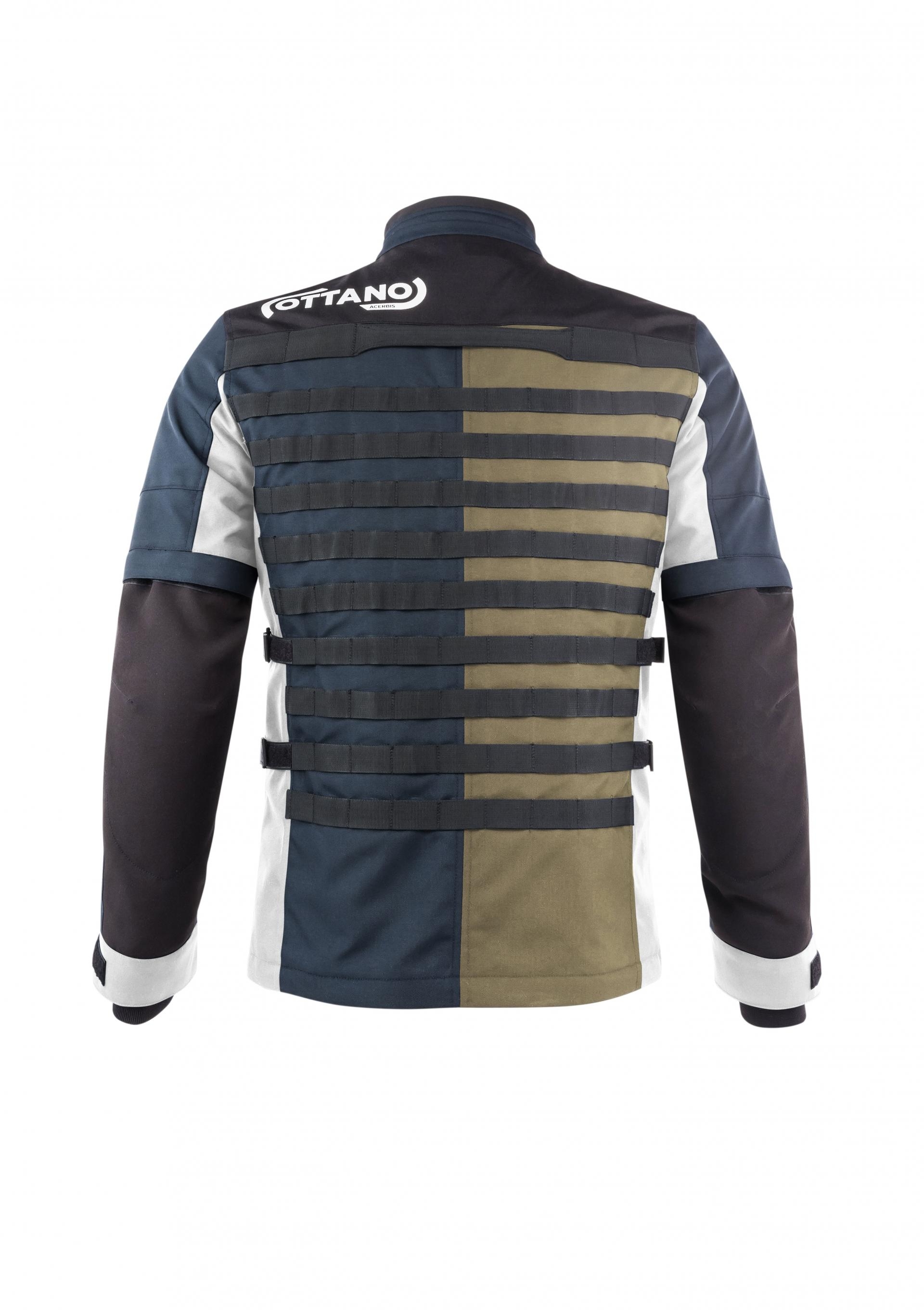 Giacca moto impermeabile ADVENTURING Ottano 2.0 Blu Sabbia - 5198 | 10HP
