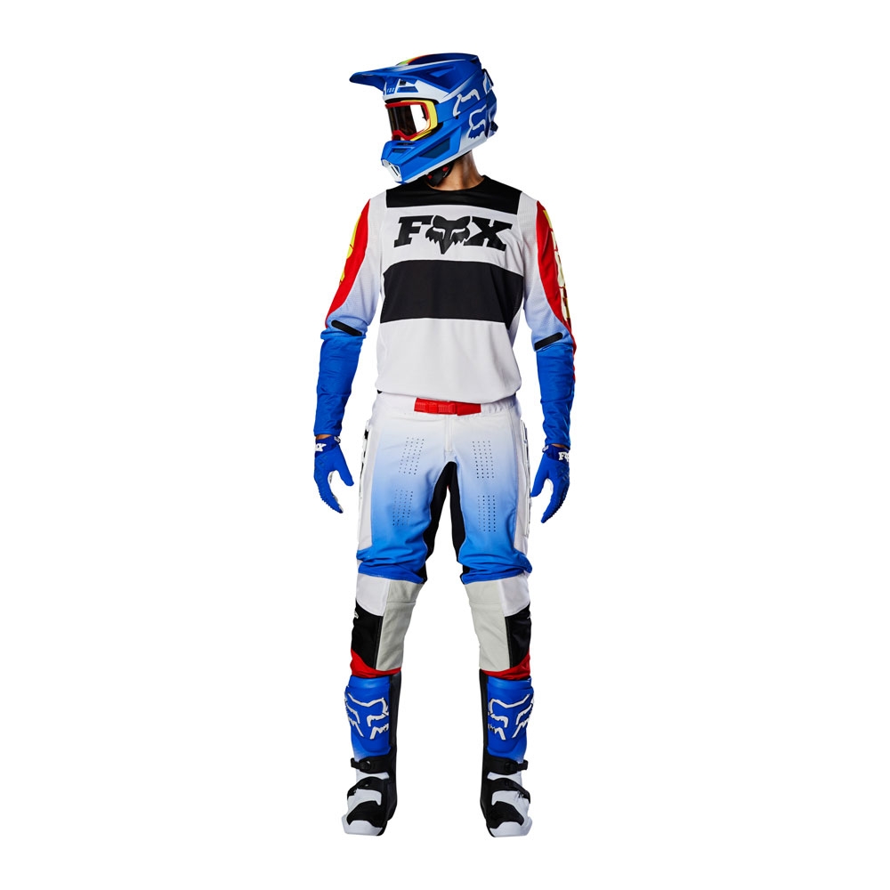 Completo cross enduro Fox 360 LINC Blue Red pantaloni+maglia - 5613 | 10HP