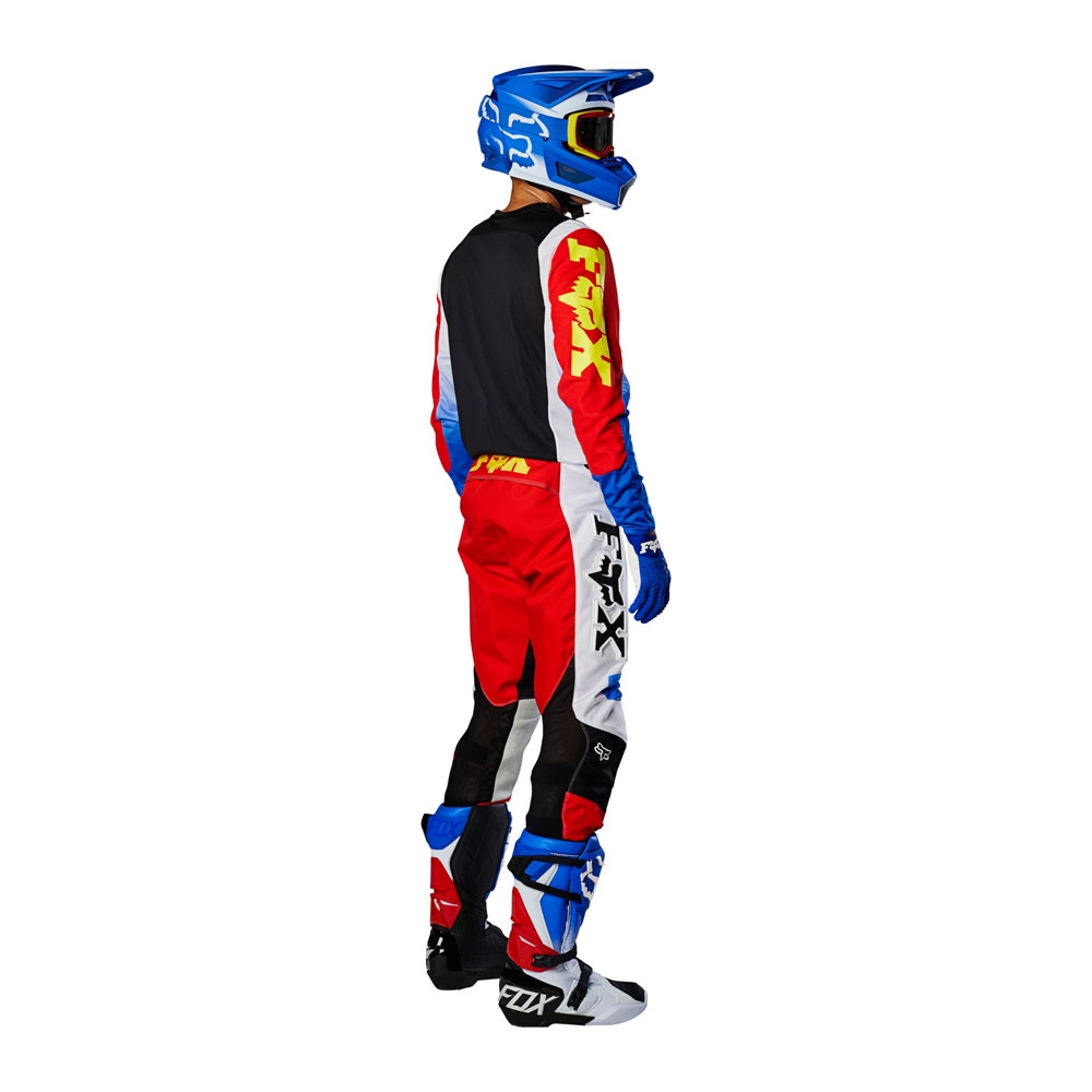 Completo cross enduro Fox 360 LINC Blue Red pantaloni+maglia - 5613 | 10HP