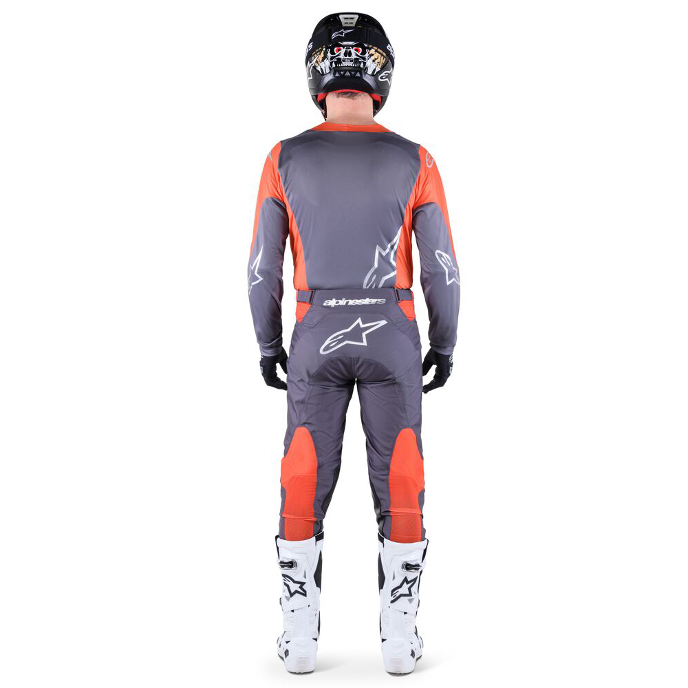 Completo cross Alpinestars RACER HOEN magnet hot orange 2023 pantaloni+maglia 2