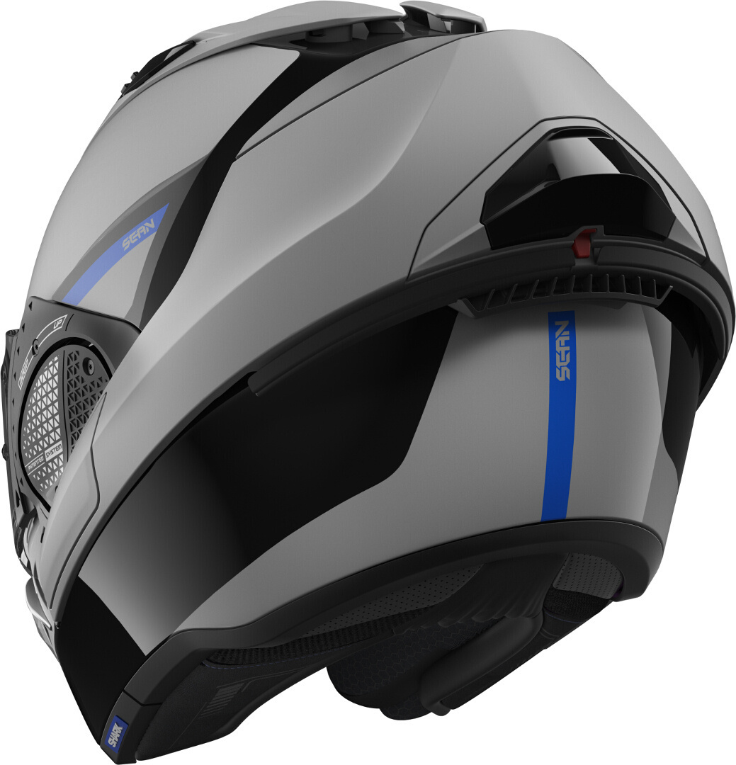 Casco modulare Shark EVO GT Sean grigio nero blu opaco - 93709 | 10HP
