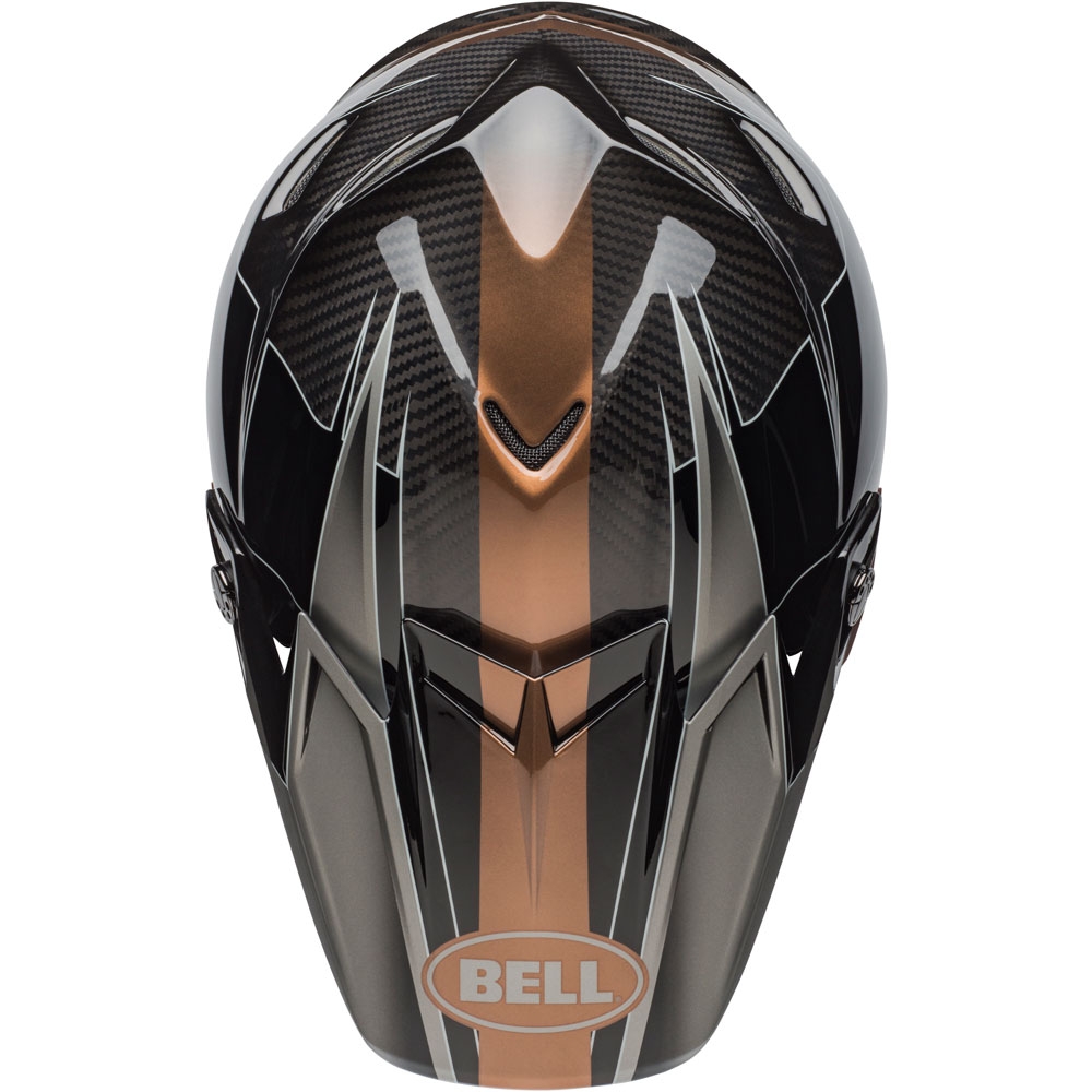 Casco cross Bell Moto 9 Flex Carbon Hound Black Bronze - 29277 | 10HP