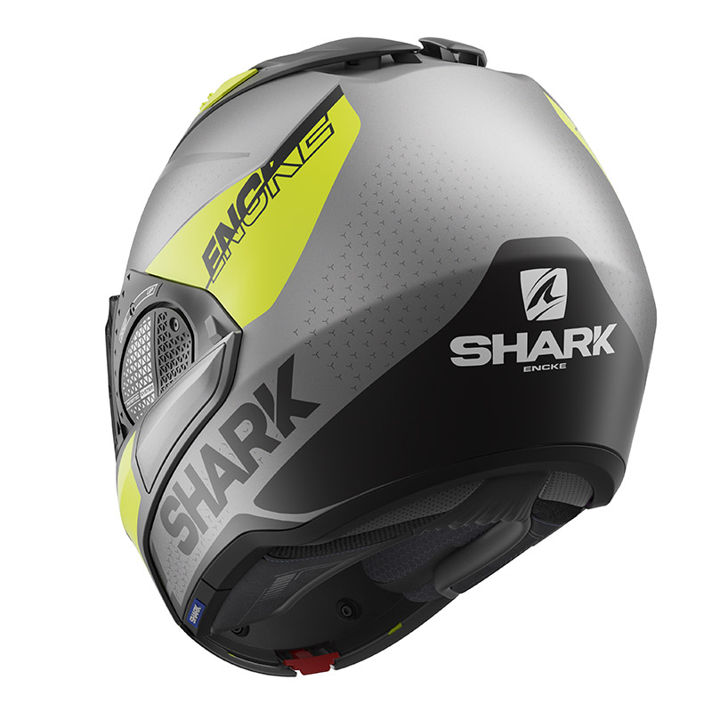 Casco modulare Shark EVO GT Encke Mat Grigio Giallo - 93847 | 10HP