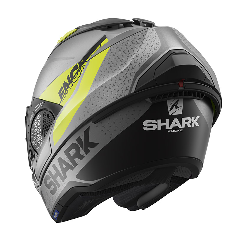 Casco modulare Shark EVO GT Encke Mat Grigio Giallo - 93847 | 10HP