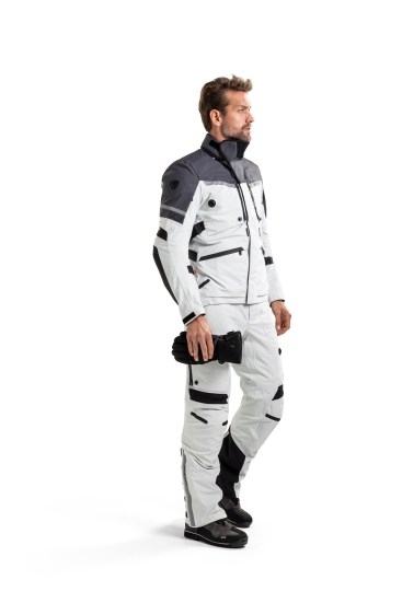 Giacca moto Rev'it POSEIDON 2 GTX Gore-Tex laminato Argento Antracite - 356  | 10HP