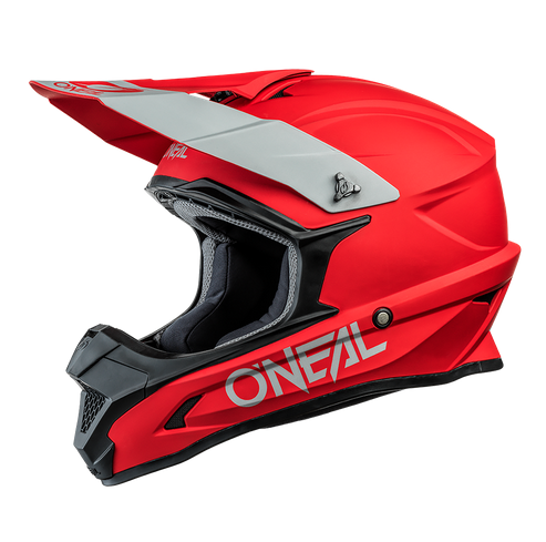Casco cross enduro O'Neal serie 1 SOLID red 1