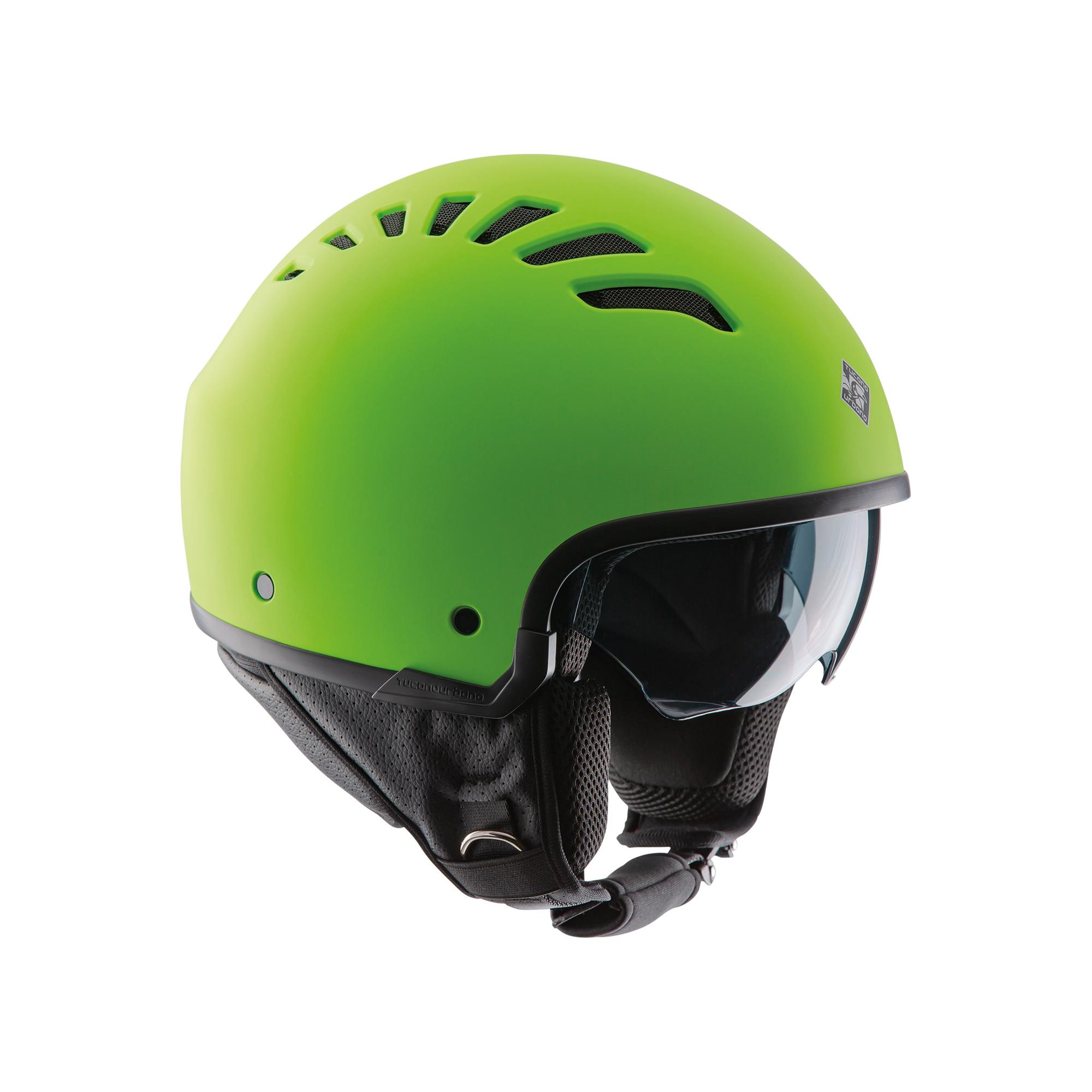 Casco jet Tucano Urbano EL FRESH Verde Granny Opaco - 94386 | 10HP