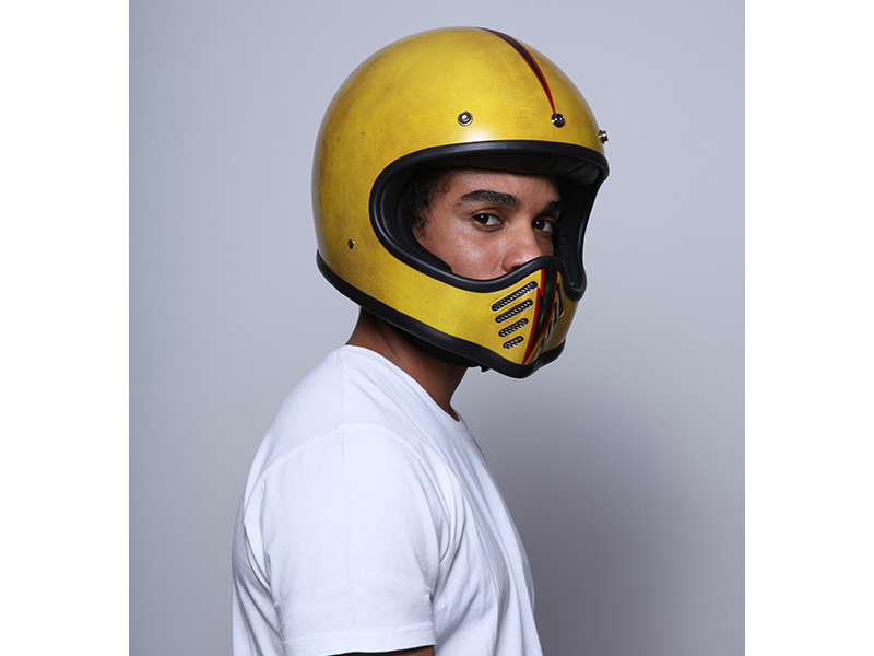 Casco integrale dmd Seventyfive Handmade ARROW Giallo - 79343 | 10HP