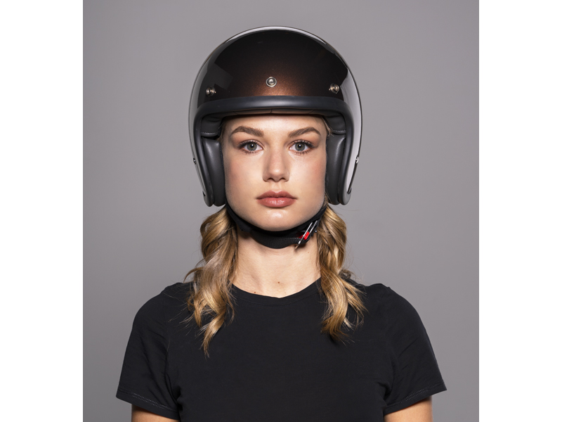 Casco jet DMD Vintage BROWN - 79316 | 10HP
