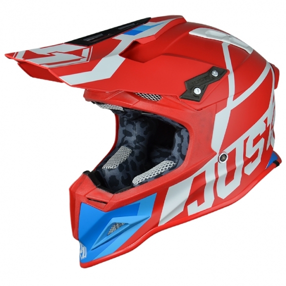Casco Just1 cross enduro J12 UNIT red white - 2478 | 10HP