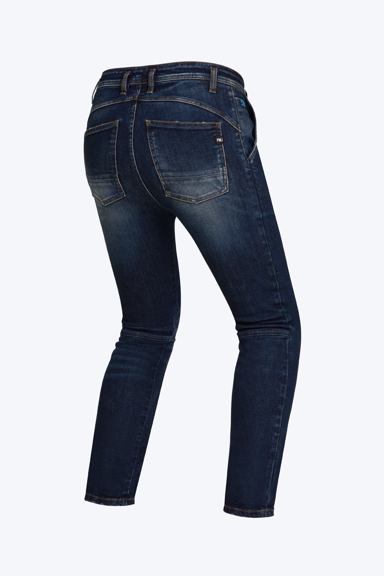 Jeans da moto con protezioni e Twaron® PMJ Russel Blu 2