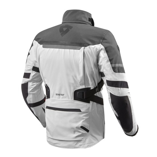 Giacca moto Rev'it POSEIDON 2 GTX Gore-Tex laminato Argento Antracite - 356  | 10HP