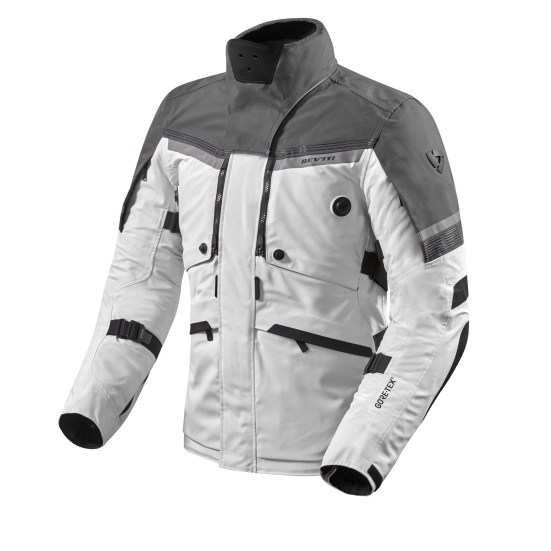 Giacca moto Rev'it POSEIDON 2 GTX Gore-Tex laminato Argento Antracite - 356  | 10HP