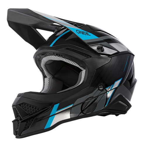 Casco cross enduro O'Neal Serie 3 VISION nero grigio blu - 78235 | 10HP