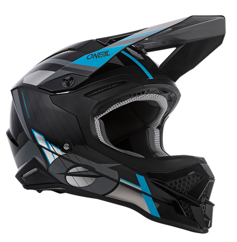 Casco cross enduro O'Neal Serie 3 VISION nero grigio blu - 78235 | 10HP