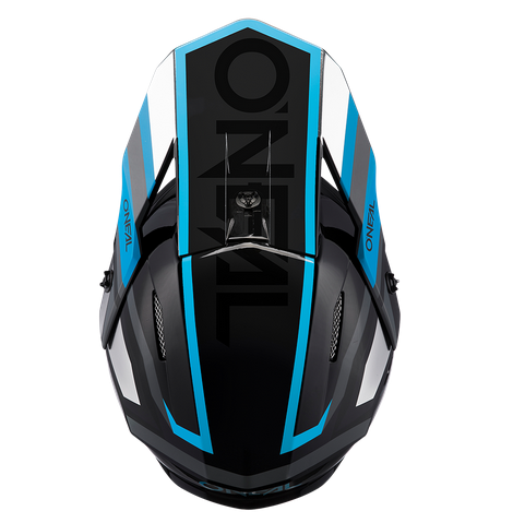 Casco cross enduro O'Neal Serie 3 VISION nero grigio blu - 78235 | 10HP