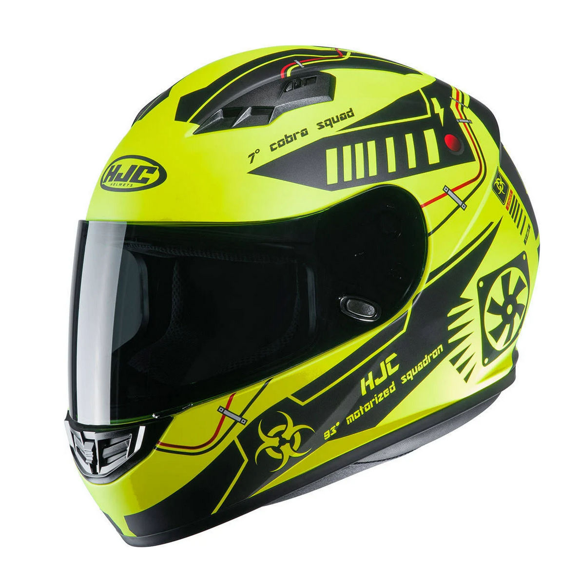 Casco integrale HJC CS-15 TAREX MC4HSF Giallo Fluo - 92644 | 10HP