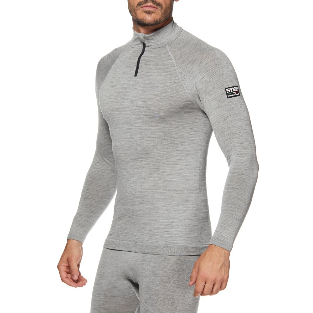 Maglia Intima Merinos Termica Traspirante Invernale – TS2 MERINOS | SIXS  Colour Wool Blue Size XXL/XXXL