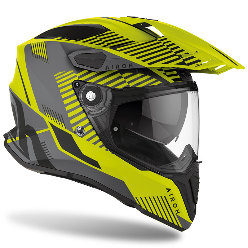 Casco integrale dual road Airoh COMMANDER Boost Yellow Matt - 94043 | 10HP