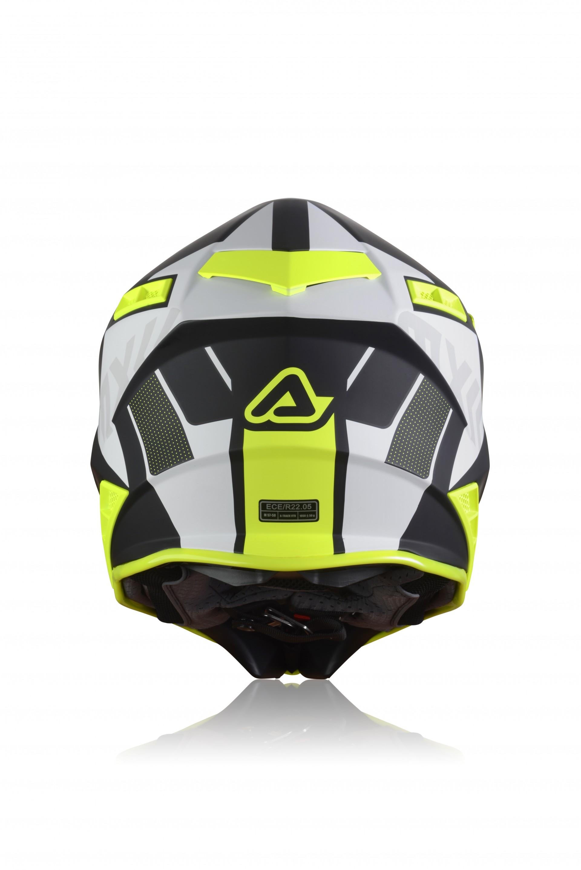 Casco cross Acerbis IMPACT X-TRACK VTR nero giallo fluo - 78531 | 10HP