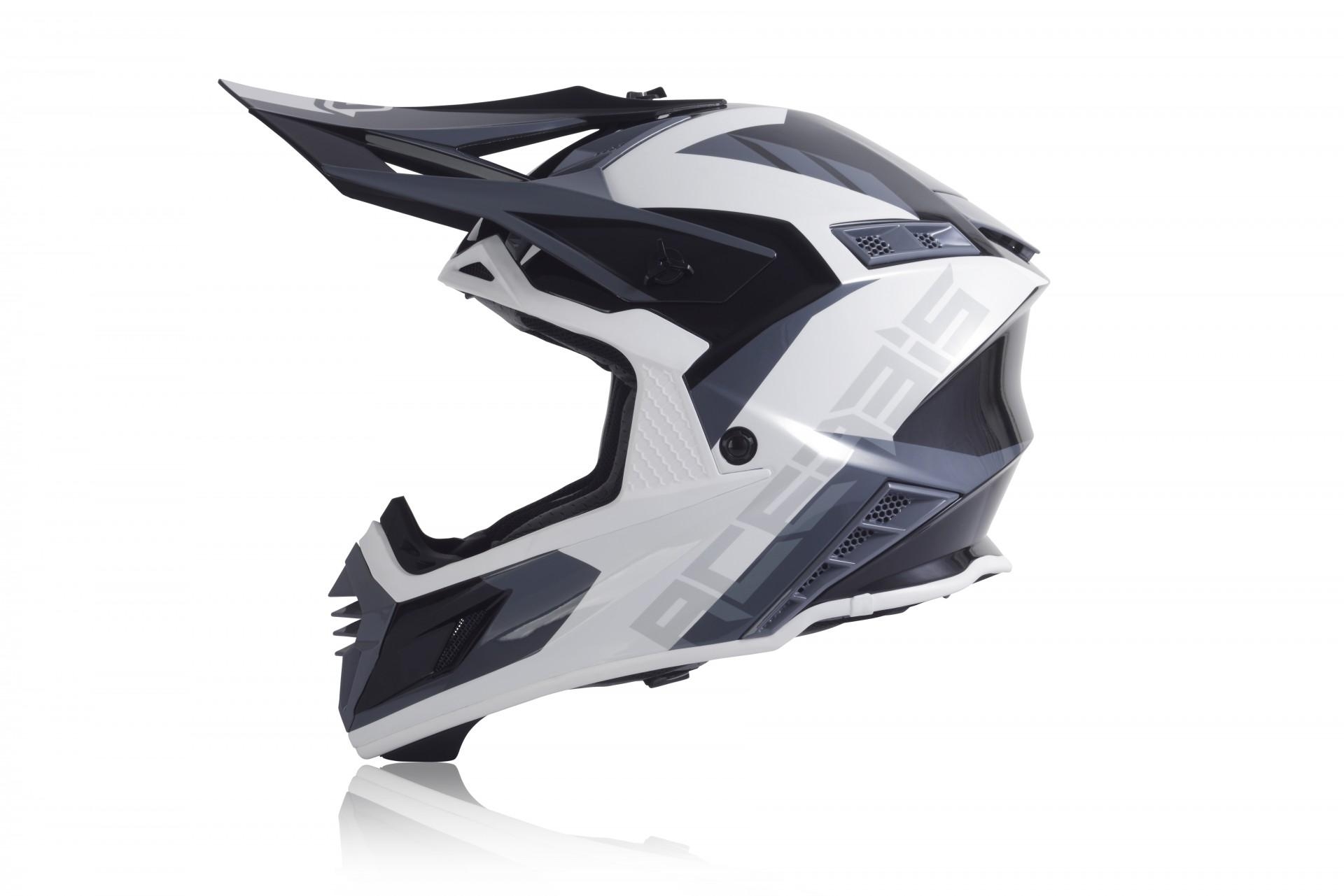 Casco cross Acerbis IMPACT X-TRACK VTR bianco nero - 78675 | 10HP