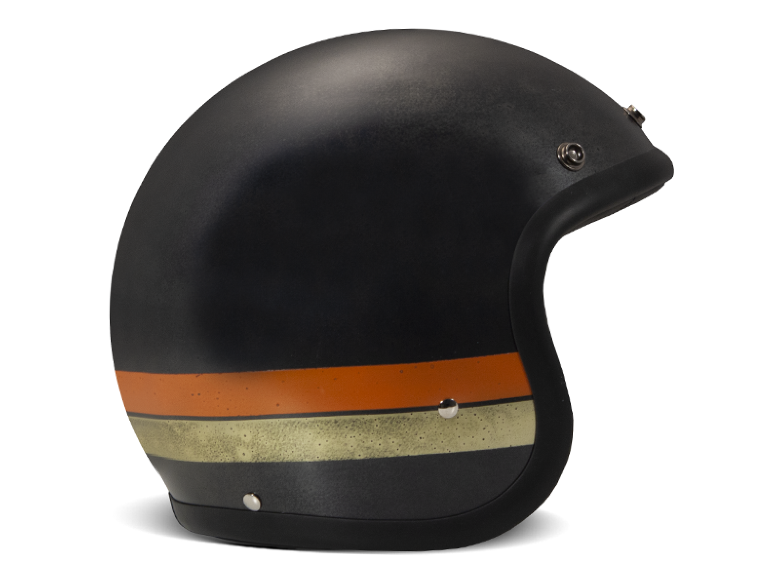 Casco jet Dmd VINTAGE Handmade Goldie Black - 28959 | 10HP
