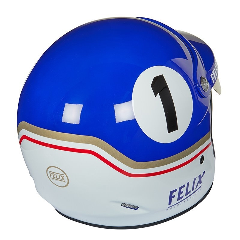 Casco jet FELIX ST520 Dakar Blu - 29050 | 10HP