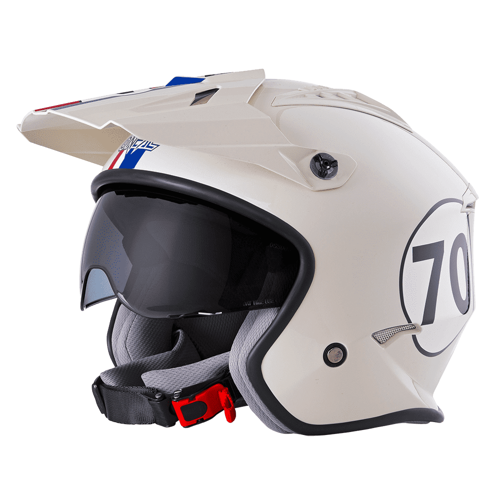 Casco Jet O'Neal VOLT HERBIE bianco rosso blu - 25830 | 10HP