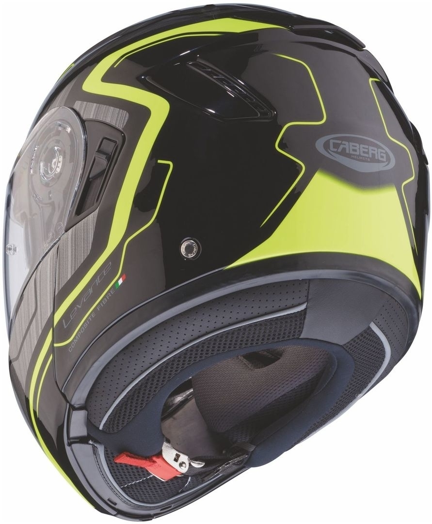 Casco modulare Caberg LEVO FLOW Antracite Giallo Fluo Lucido - 29351 | 10HP
