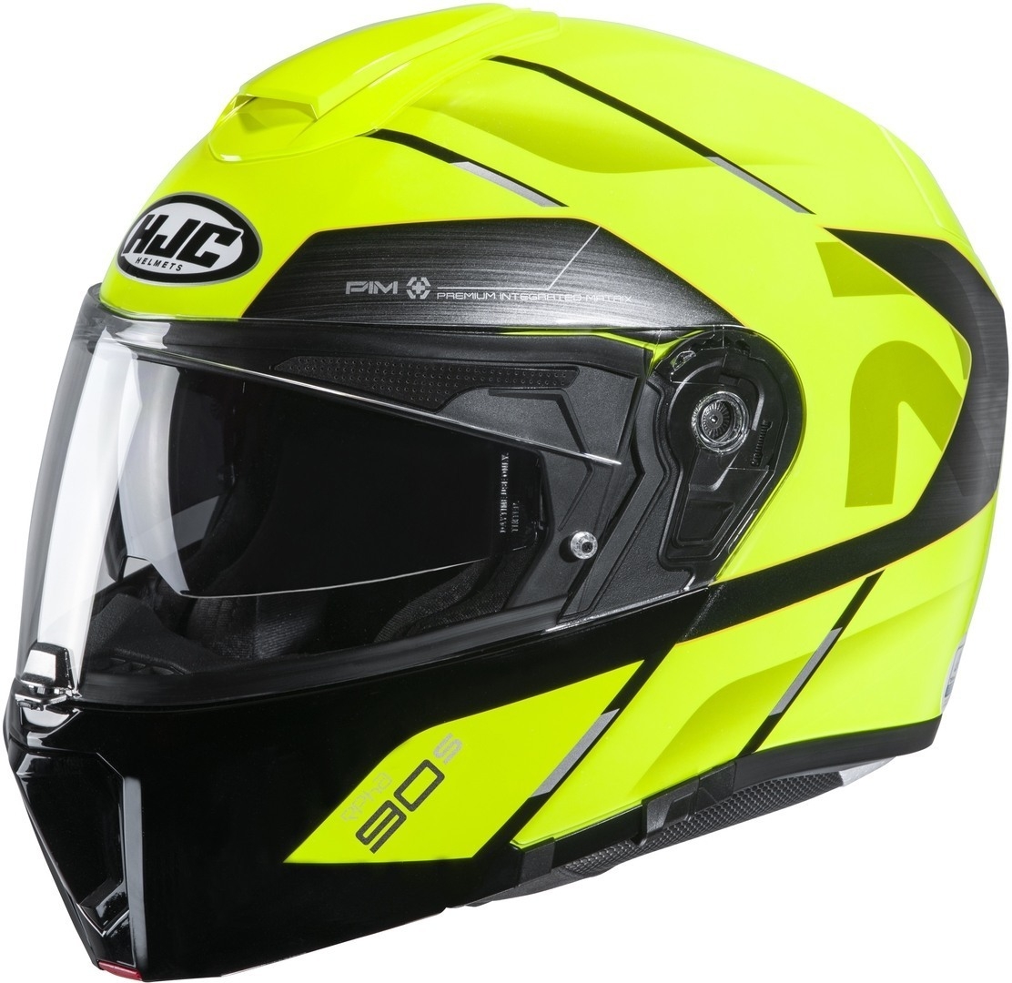 Casco modulare Hjc RPHA 90S BEKAVO MC3H Nero Giallo fluo - 29308 | 10HP