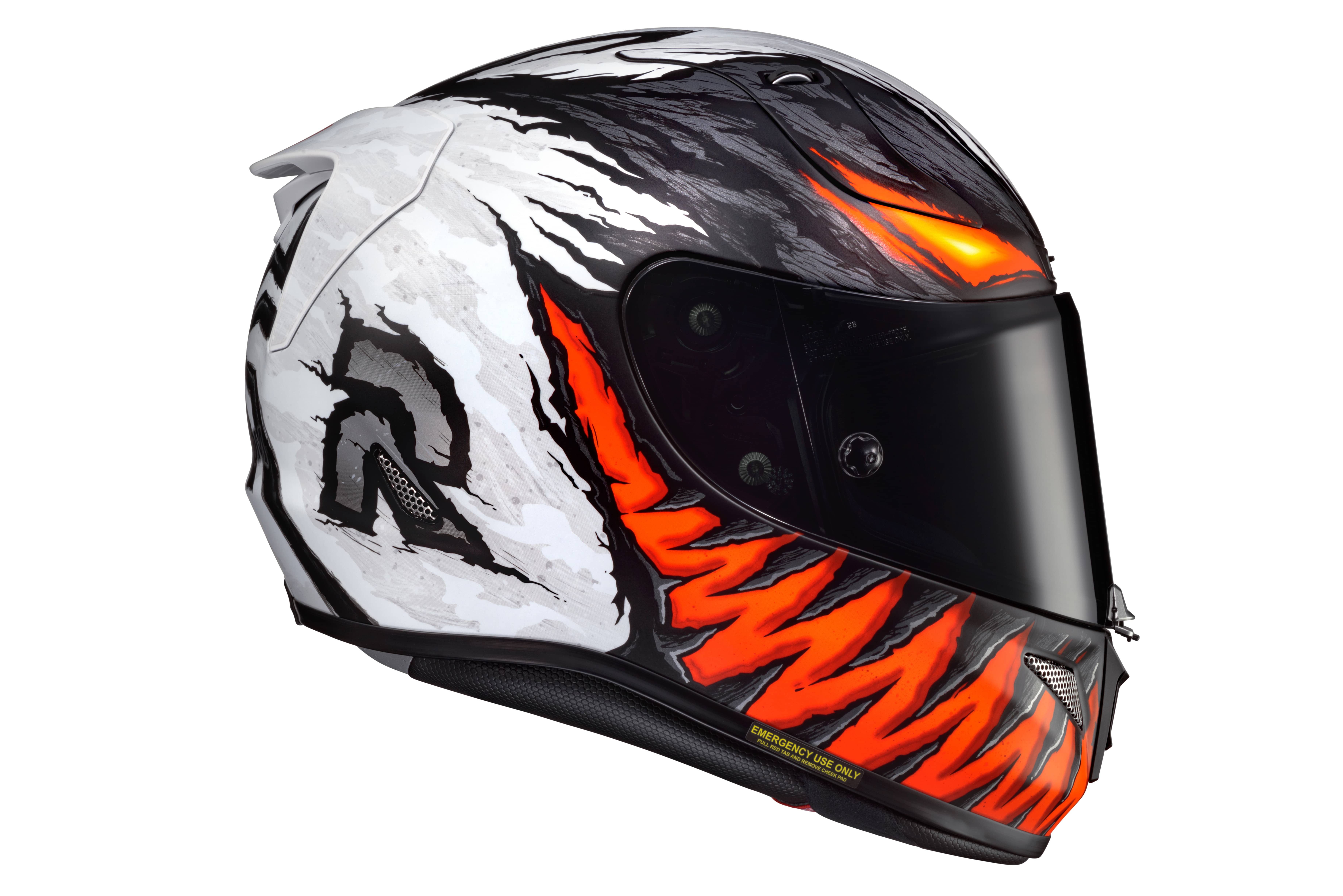 Casco integrale HJC RPHA11 ANTI VENOM Marvel MC1SF - 94202 | 10HP