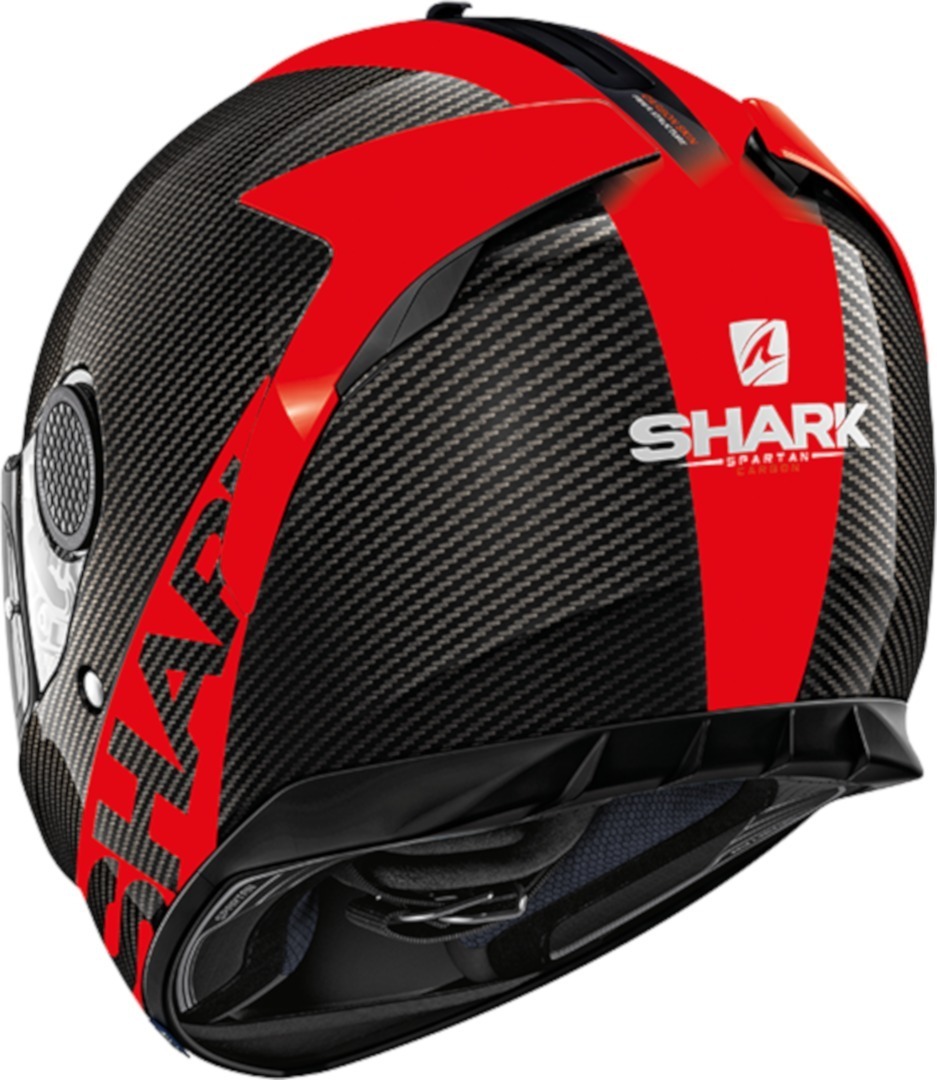 Casco integrale Shark SPARTAN CARBON SKIN 1.2 Nero Rosso - 79182 | 10HP