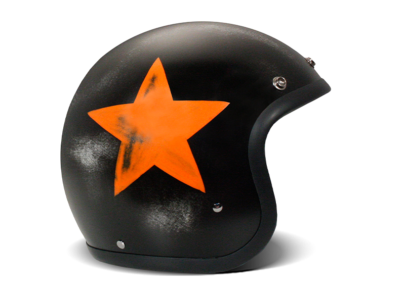 Casco jet Dmd VINTAGE Handmade Smile Black - 93895 | 10HP