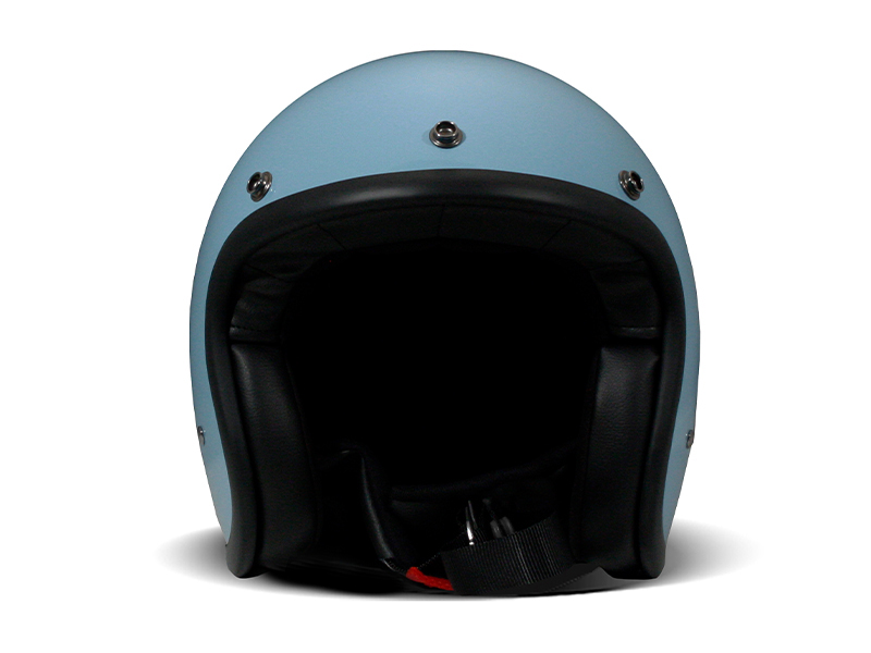 Casco jet DMD Retro LIGHT BLUE 2