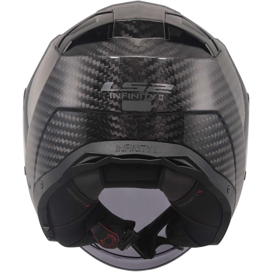 Casco jet LS2 OF603 Infinity II Gloss Carbon 3