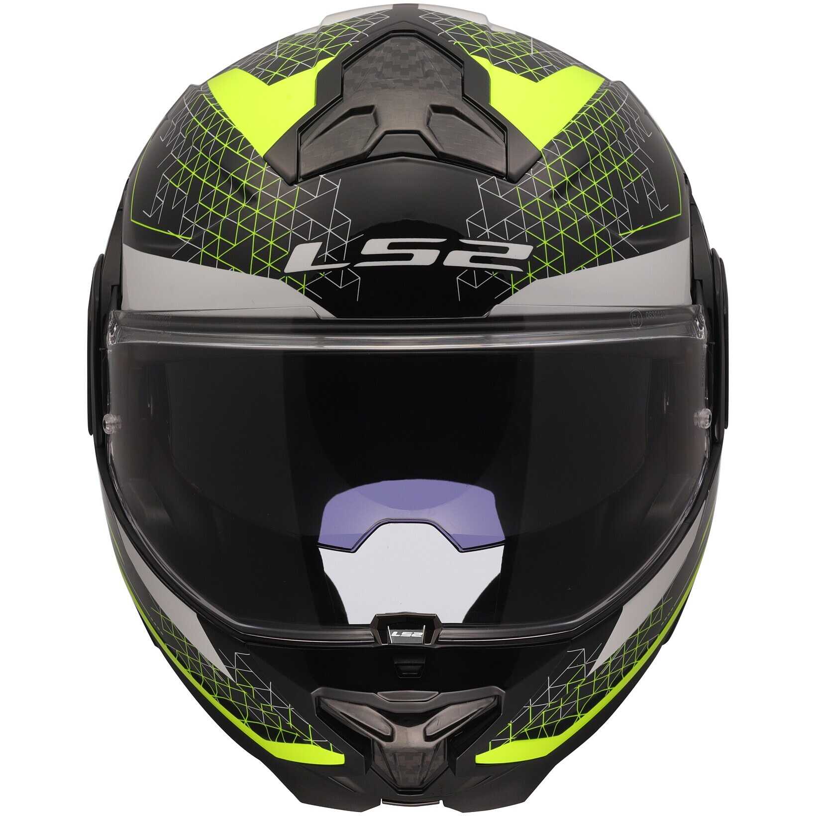 Casco modulare reversibile LS2 FF910 Advant II Astral H-V Yellow 5