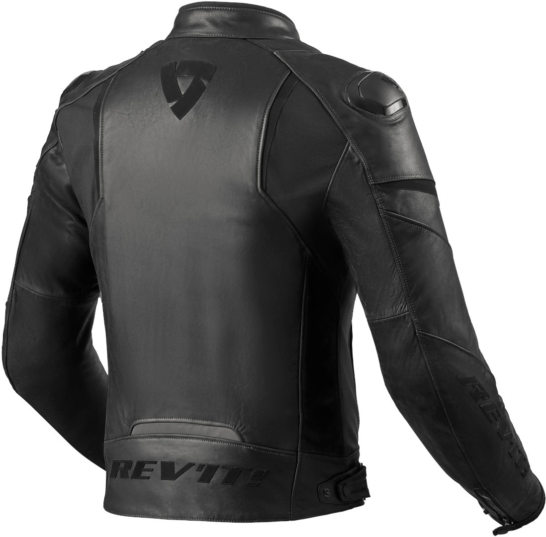 Giubbino moto pelle Rev'it GLIDE VINTAGE Nero - 28996 | 10HP