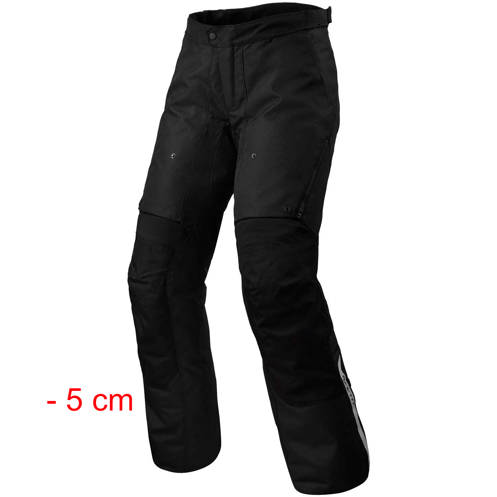 Pantaloni moto Rev'it Outback 4 H2O Nero Accorciato 1