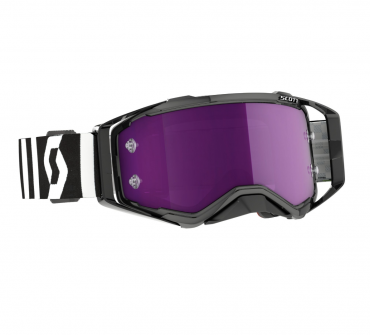 Occhiali (maschera) cross Scott PROSPECT black white lente purple chrome