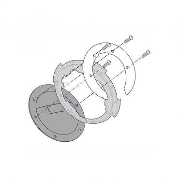 BF23 Flangia per borse Tanklock per YAMAHA MT-09 TRACER