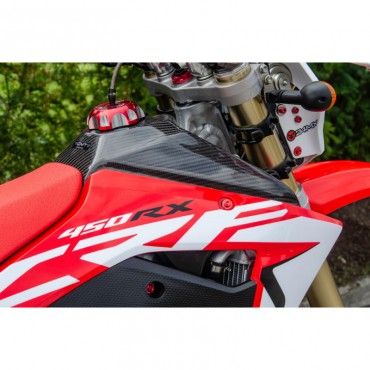Cover di protezione serbatoio in carbonio CMT per Honda CRF 450 RX  2017-2019  cod.000177