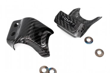 Kit protezione piedini forcella in carbonio CMT per KTM EXC 250-300 EXC-F 250-350-450-500 2022  cod.003045