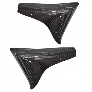 Prolunghe fiancatine anteriori flap in carbonio CMT per HONDA CRF 250 R 2022  cod.001010