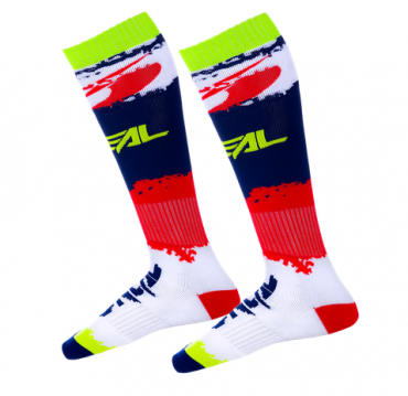 Calze O'Neal Pro MX Sock REVIT Red Blue (One Size)