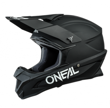 Casco cross enduro O'Neal serie 1 SOLID black