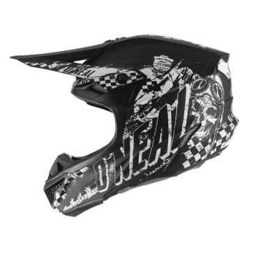 Casco cross enduro O'Neal serie 5 Polyacrylite RIDER black/white