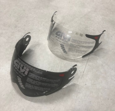 Visiera di ricambio FUME' e trasparente per Givi H104 AIR