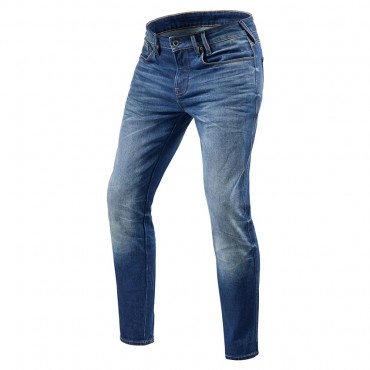 Jeans moto Rev'it CARLIN SK Blu Medio Slavato Standard