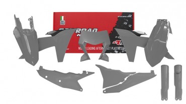 Full Kit Plastiche Rtech Grigio per KTM EXC EXC-F XC-W 2024